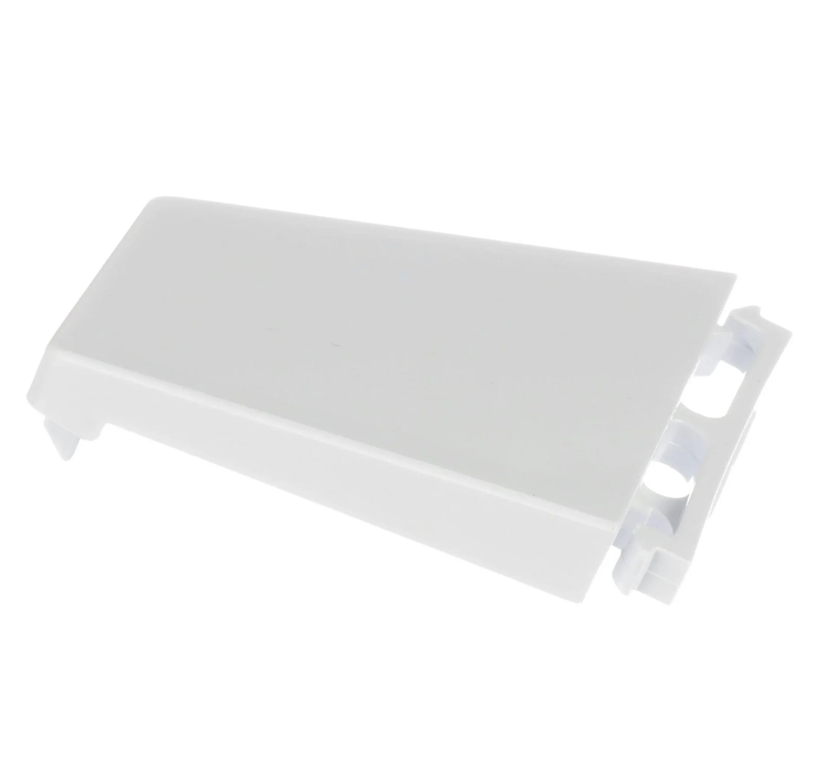 WP2196190 - Genuine OEM Whirlpool Refrigerator Door Shelf End Cap, Left Hand, White